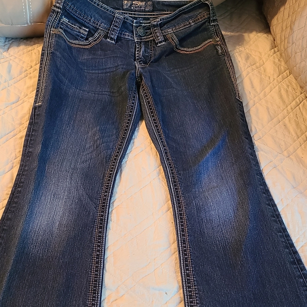 Silver jeans